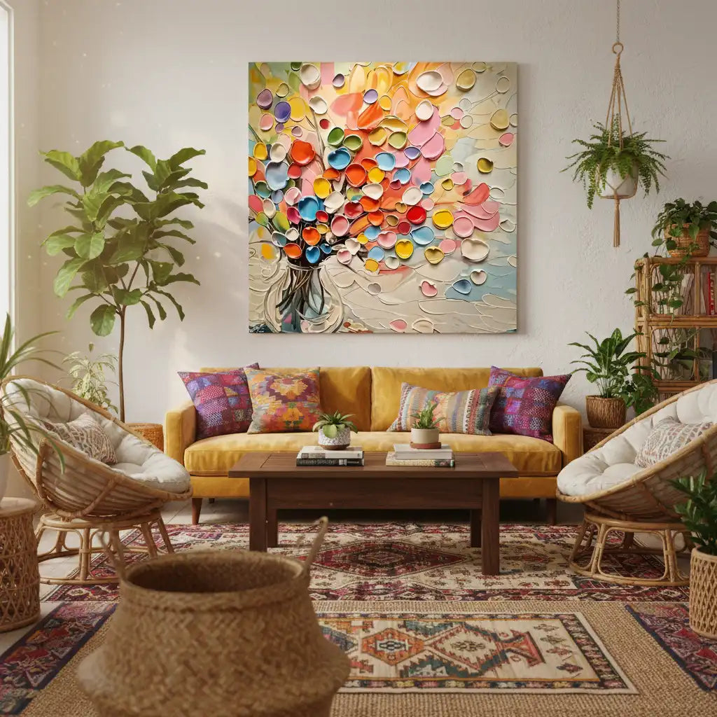 Bouquet de Cœurs Abstrait