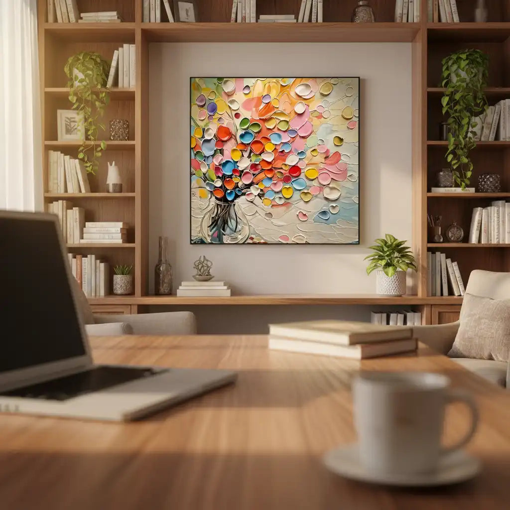 Bouquet de Cœurs Abstrait