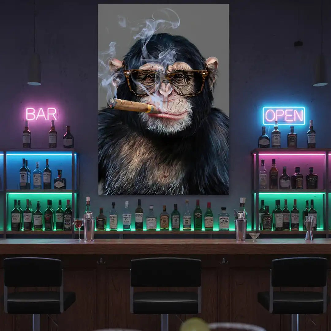 Singe Fumeur Chic II