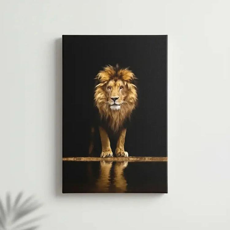 Tableaux Lion, la Crinière au Mur