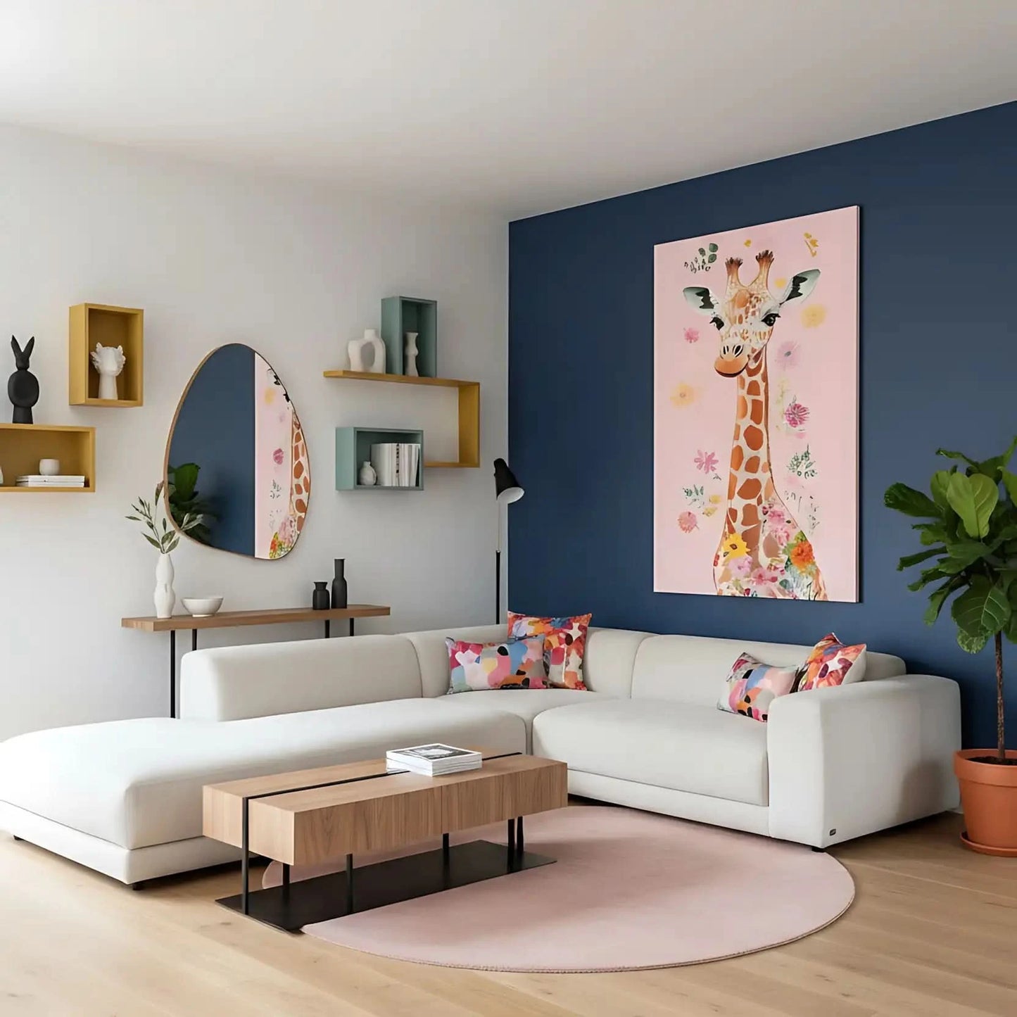 Illustration de cerises mûres et brillantes, créant une ambiance fraîche et élégante dans un décor simple.