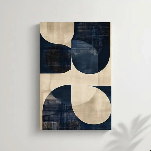 Art abstrait avec des jeux d'ombres et textures, évoquant une ambiance mystique.