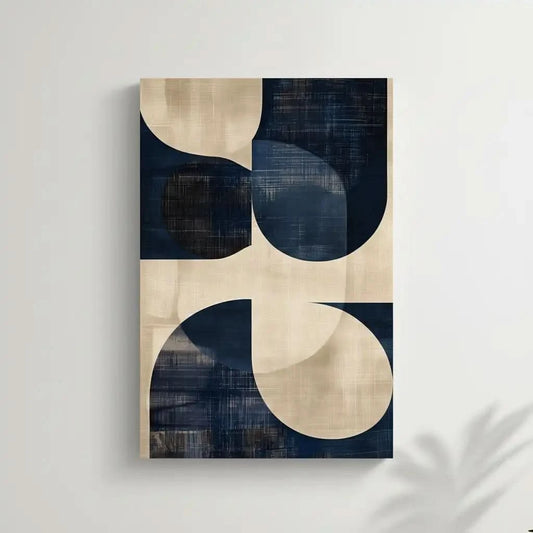 Art abstrait avec des jeux d'ombres et textures, évoquant une ambiance mystique.