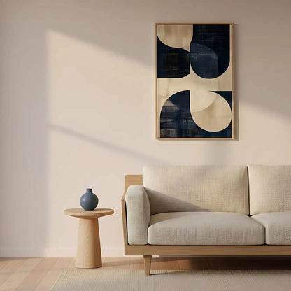 Art abstrait avec des jeux d'ombres et textures, évoquant une ambiance mystique.