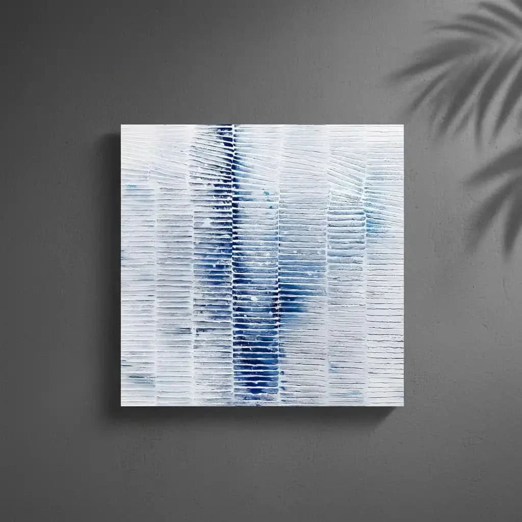 Composition minimaliste avec un cercle noir sur fond crème et une forme abstraite d'arc noir, créant un équilibre visuel de simplicité.