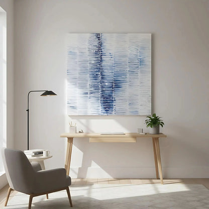 Composition minimaliste avec un cercle noir sur fond crème et une forme abstraite d'arc noir, créant un équilibre visuel de simplicité.