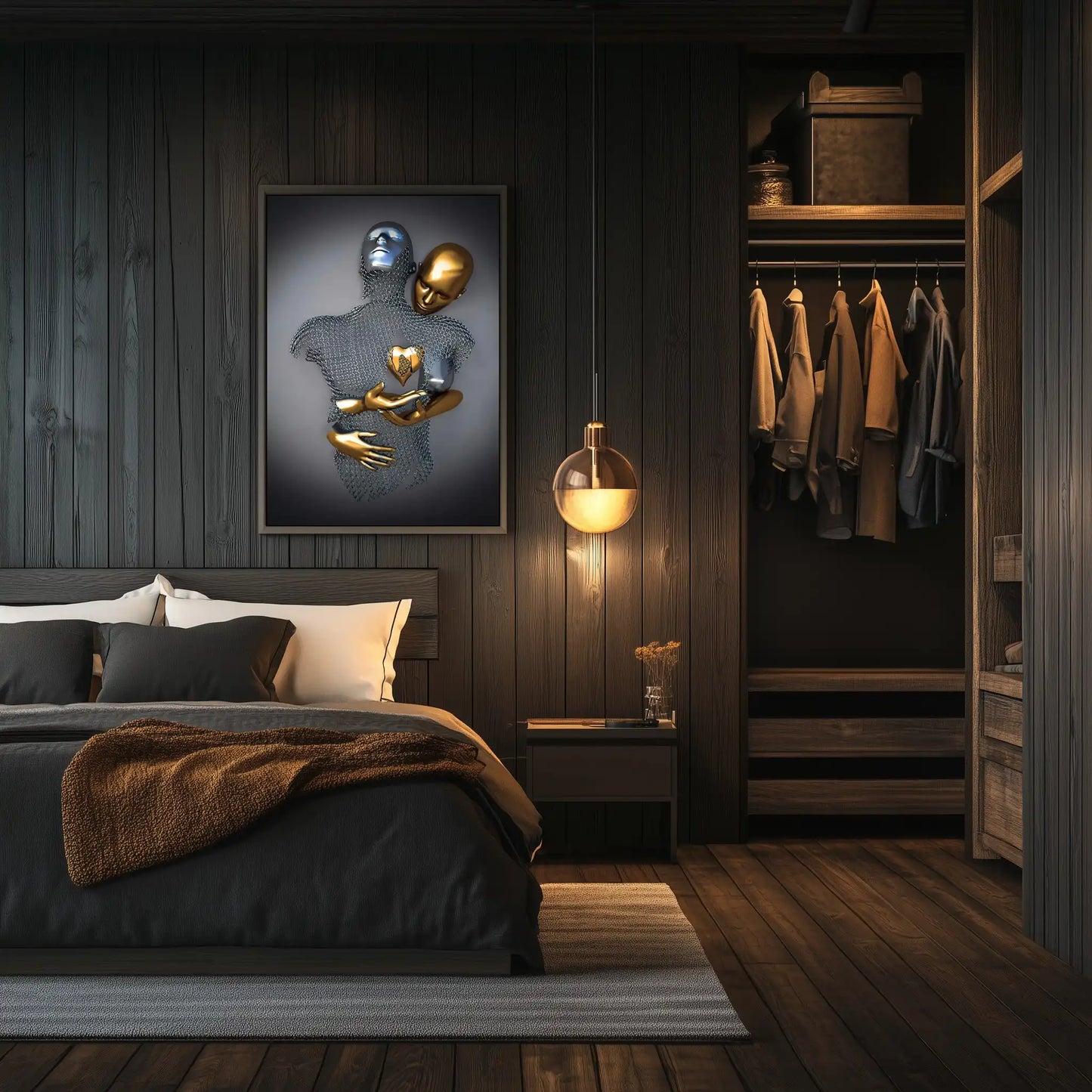 Étreinte Dorée du Cœur II