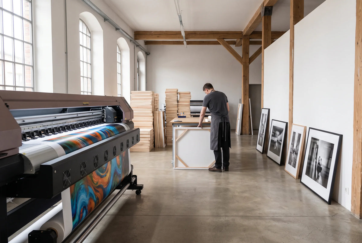 Atelier d'impression d'art en Allemagne